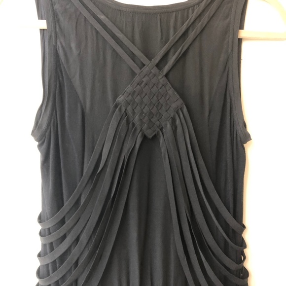 Black Dress with Leather lining - Picture 6 of 6